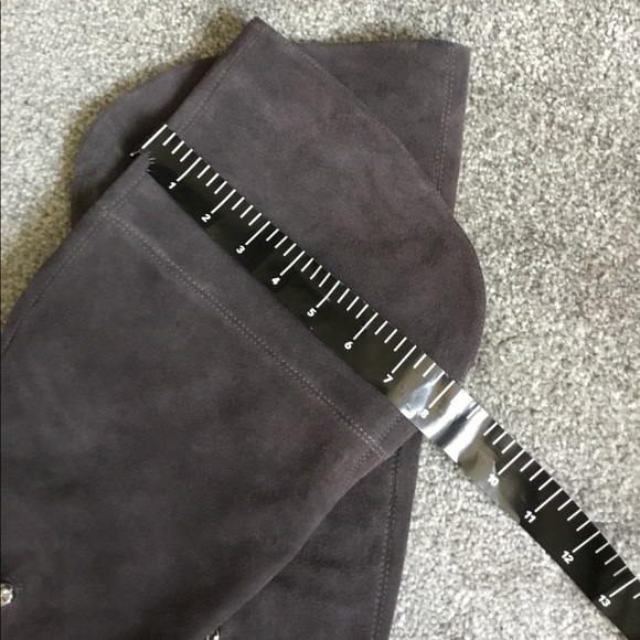 EUC VIA SPIGA GREY SUEDE TALL LEATHER BOOTS 9.5 - Picture 2 of 6